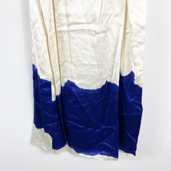 Thakoon Runway Cobalt Stripe Spaghetti Strap Layered Slip Mini Dress - Picture 5 of 10